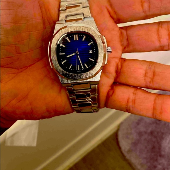 Luxury blue watch